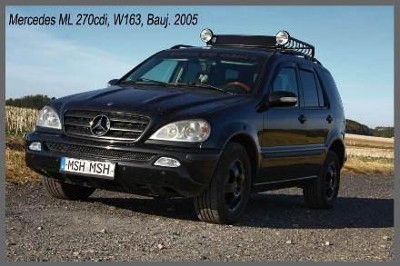 Mercedes ML 270 cdi, w163