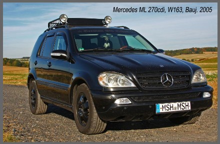 Mercedes ML 270 cdi, w163